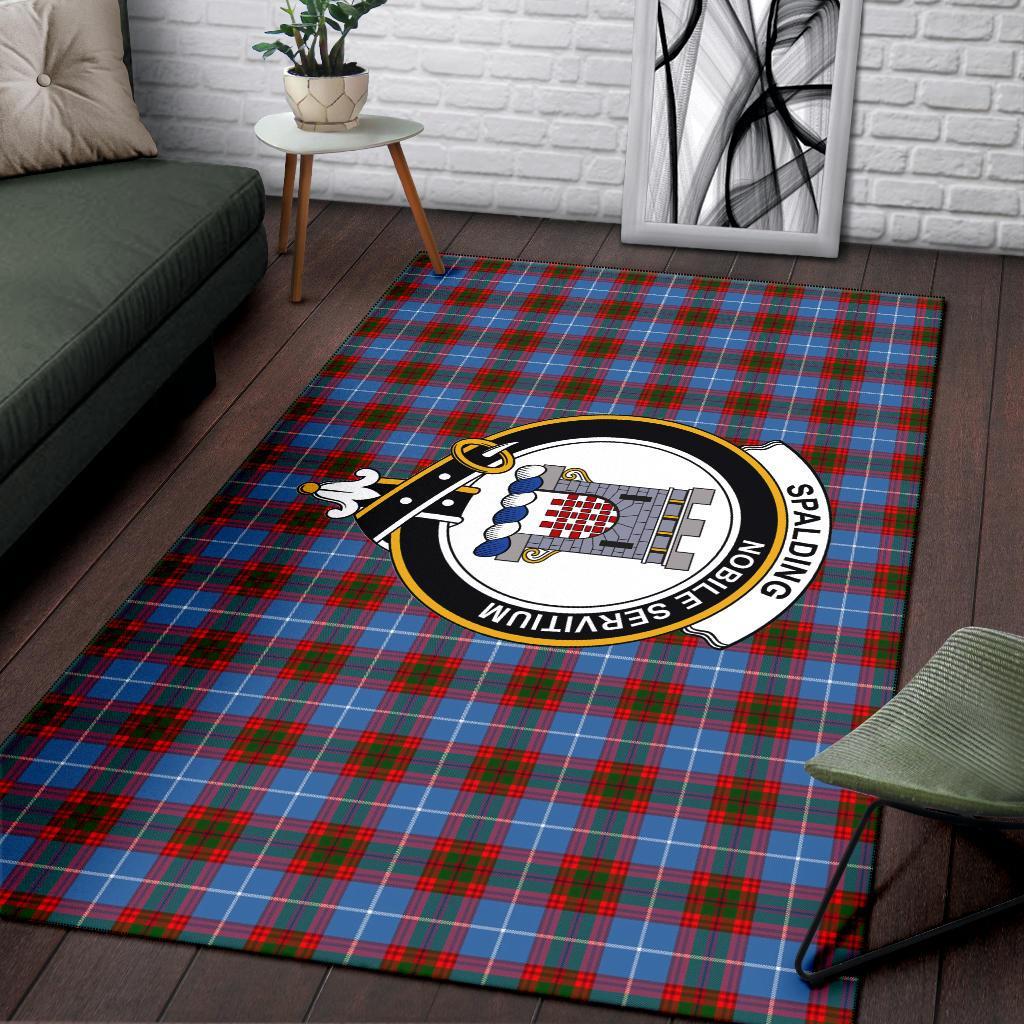 Spalding Tartan Crest Area Rug