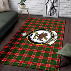 Pollock Tartan Crest Area Rug