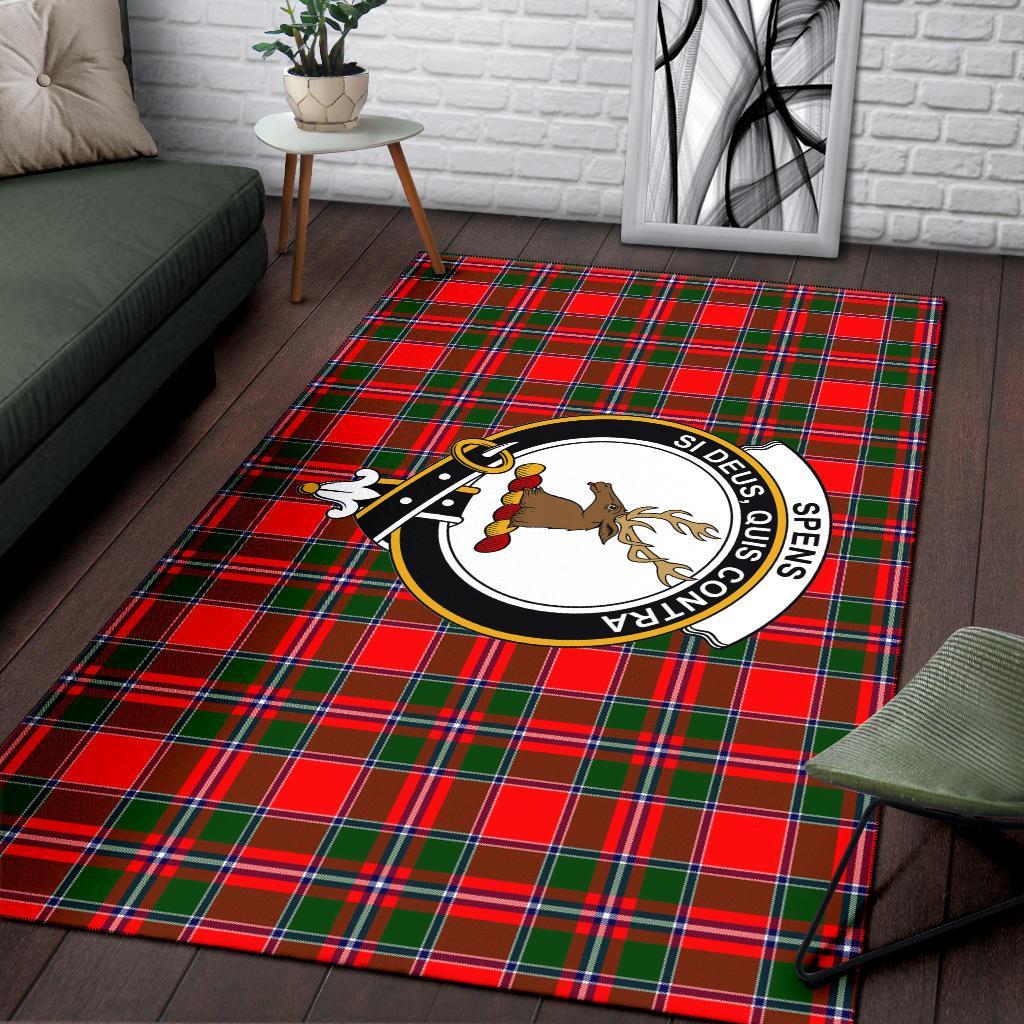 Spens (Or Spence) Tartan Crest Area Rug