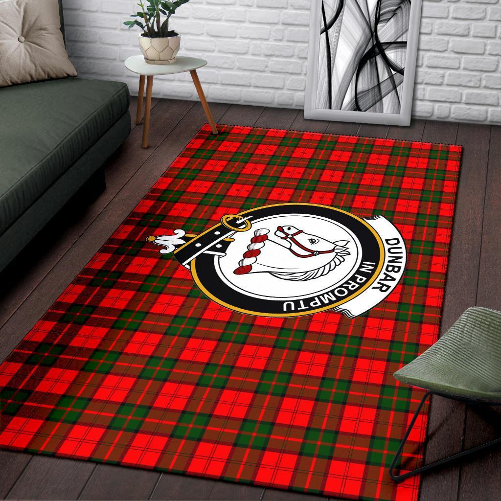 Dunbar Tartan Crest Area Rug