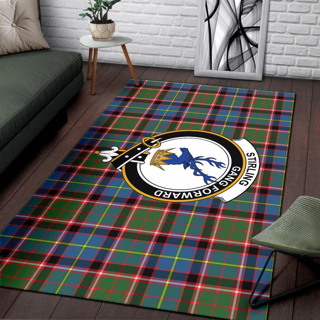 Stirling (Of Cadder-Present Chief) Tartan Crest Area Rug