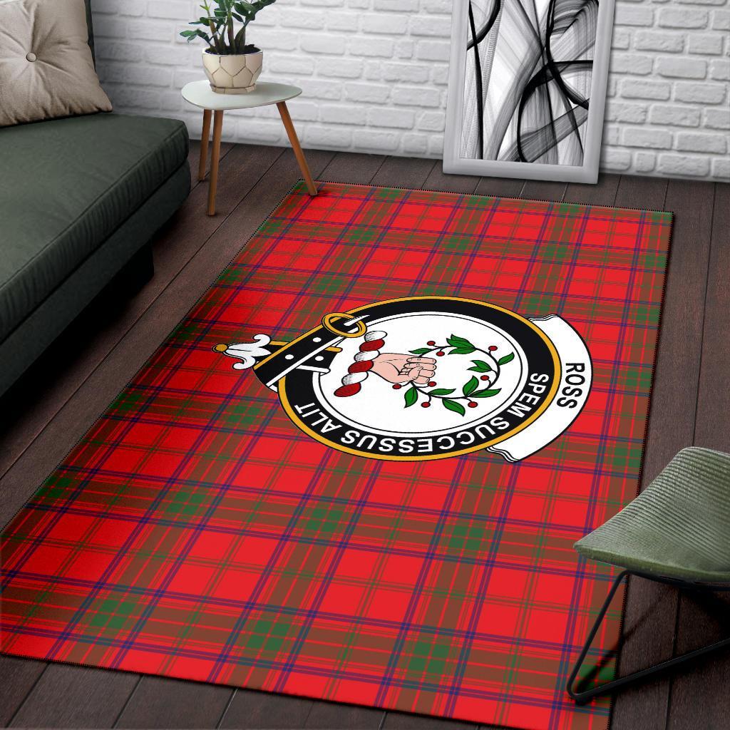 Ross Tartan Crest Area Rug