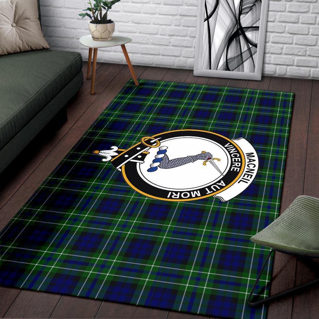 Macneil Of Colonsay Tartan Crest Area Rug