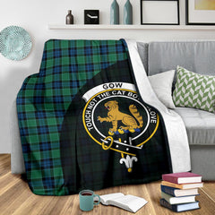 Graham of Menteith Ancient Tartan Crest Blanket Wave Style