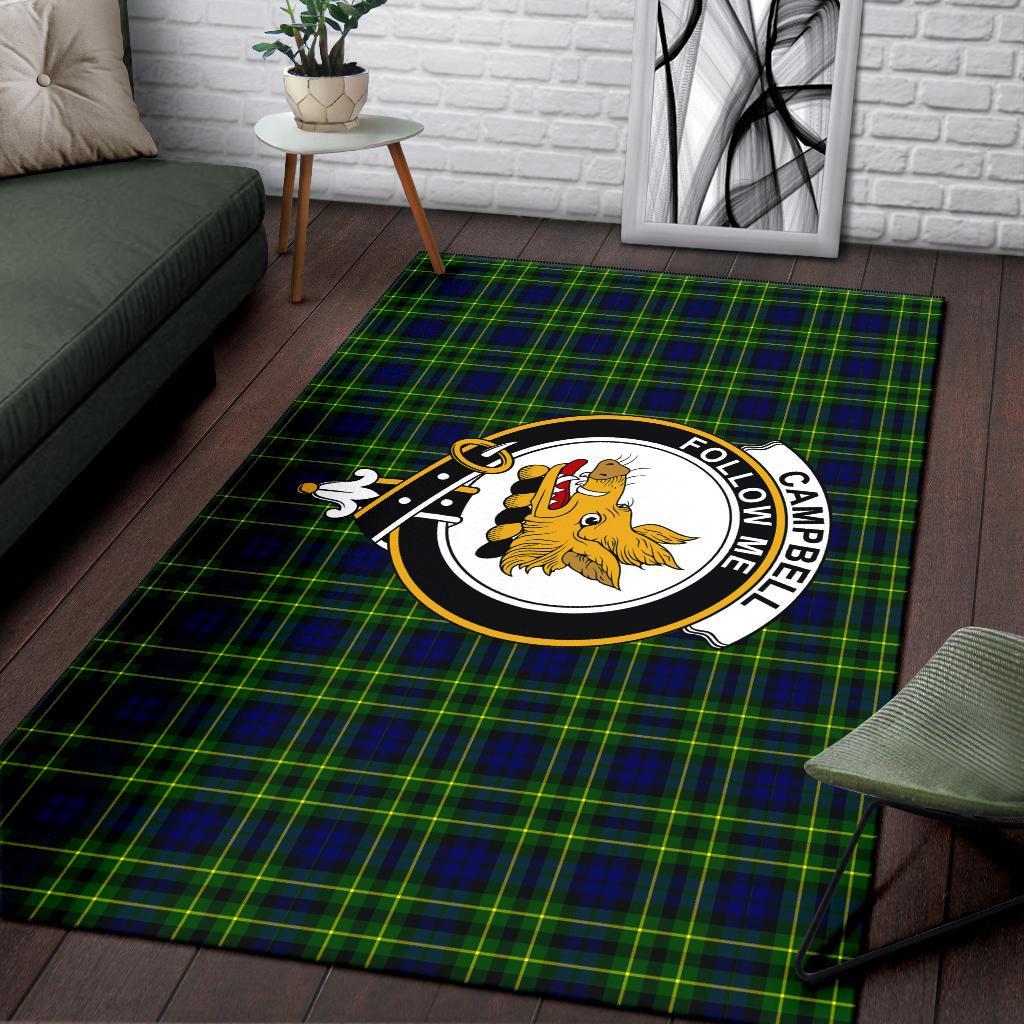 Campbell Of Breadalbane Tartan Crest Area Rug