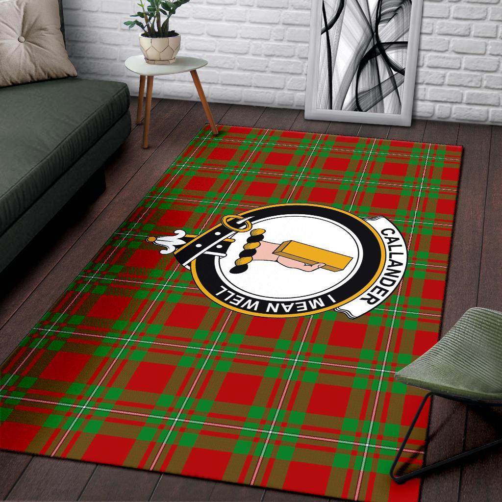 Callander Tartan Crest Area Rug