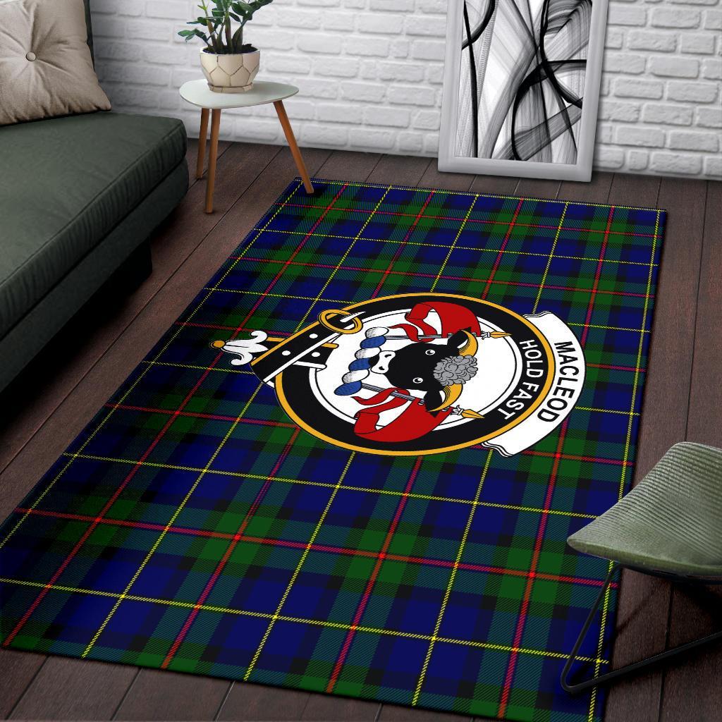 MacLeod Tartan Crest Area Rug