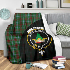 Gayre Tartan Crest Blanket Wave Style