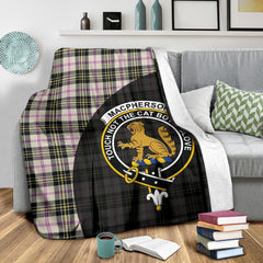 MacPherson Dress Ancient Tartan Crest Blanket Wave Style