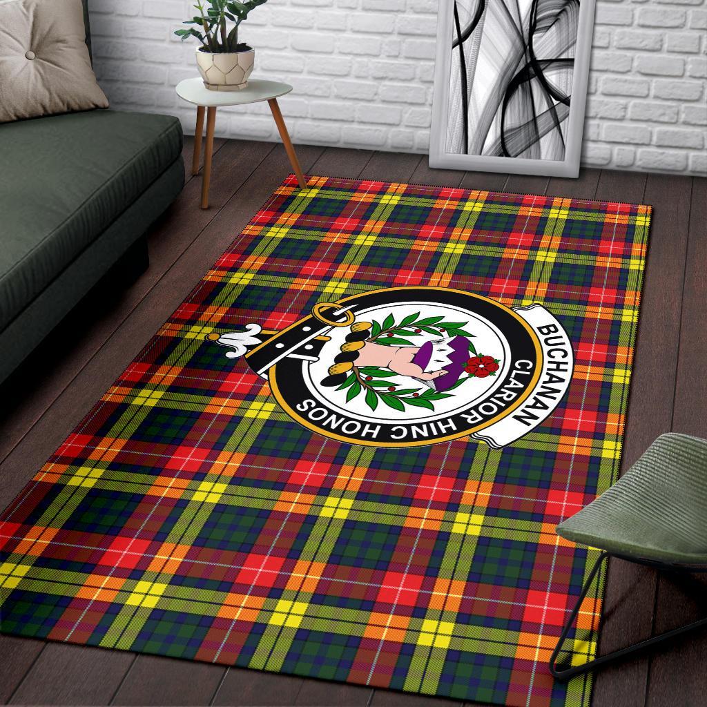 Buchanan Tartan Crest Area Rug