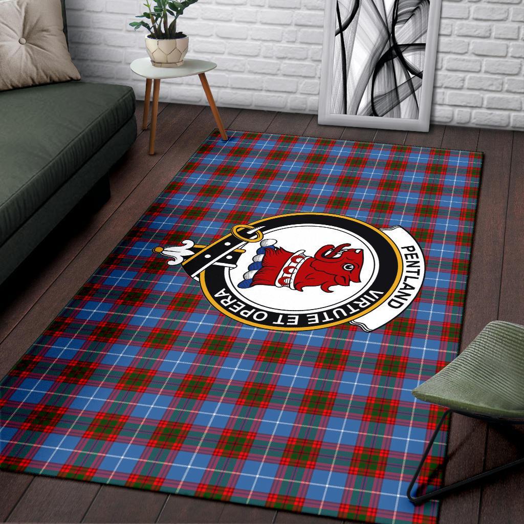 Pentland Tartan Crest Area Rug