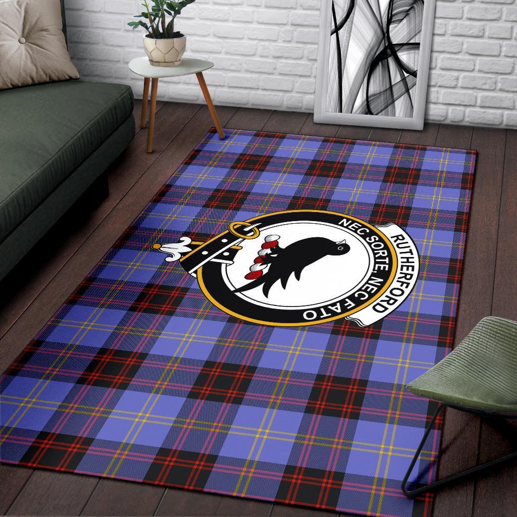 Rutherford Tartan Crest Area Rug