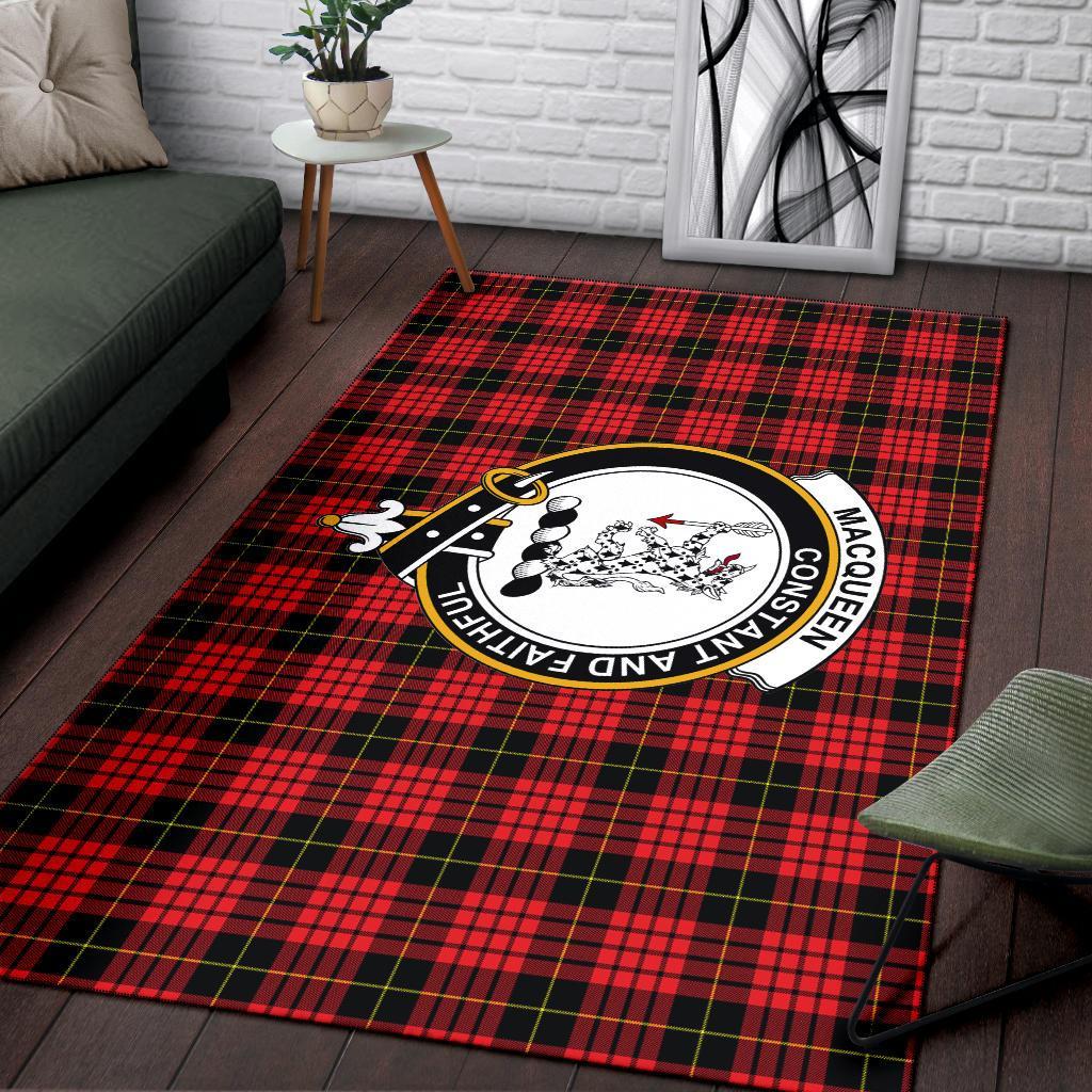 Macqueen Tartan Crest Area Rug