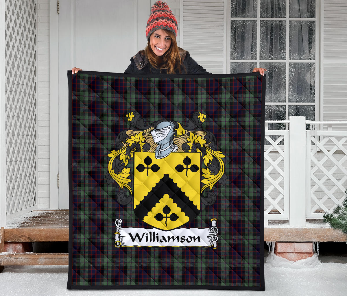 Williamson Tartan Crest Quilt - SP