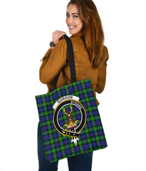 Gordon Modern Tartan Crest Tote Bag - SP