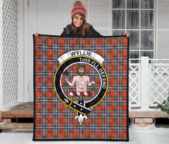 Wyllie Tartan Crest Quilt SP