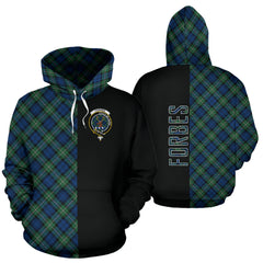 Forbes Ancient Tartan Hoodie Half of Me - Cross Style SP