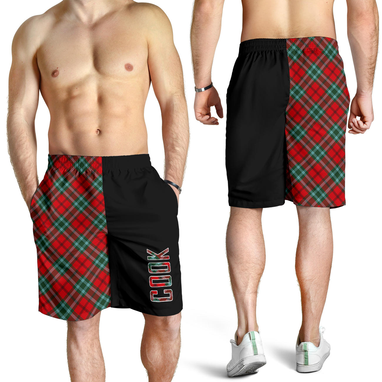 Cook Family Tartan Crest Men's Short - Cross Style