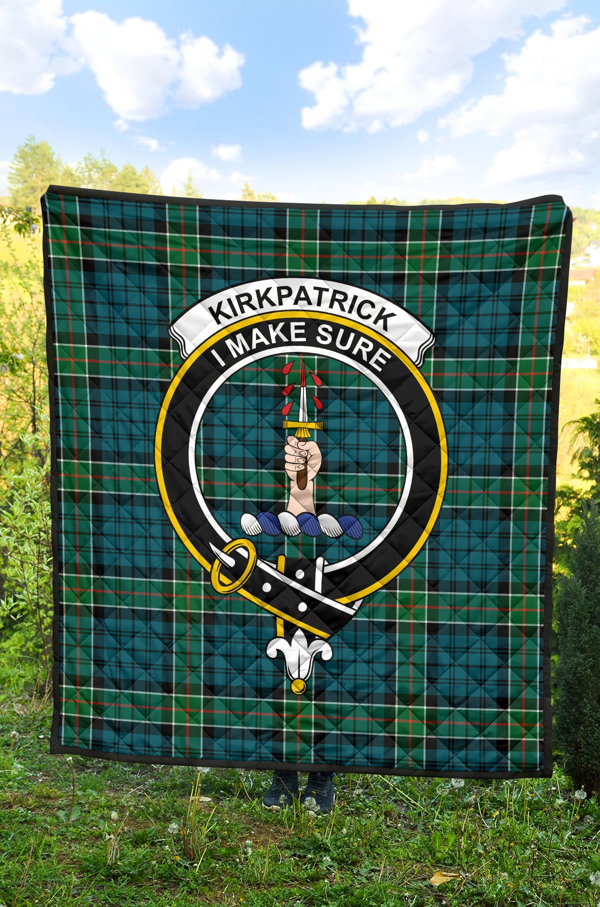 Kirkpatrick Tartan Crest Quilt - SP