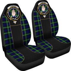 Lamont Tartan Crest Car seat cover