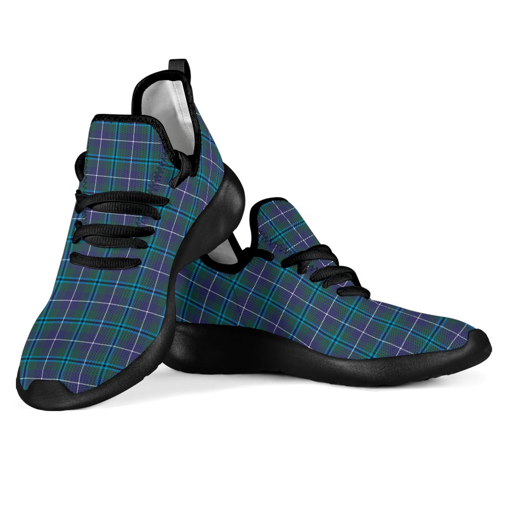 Douglas Modern Tartan Mesh Knit Sneakers