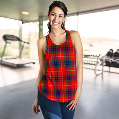 Fraser Modern Tartan Women Racerback Tank Top