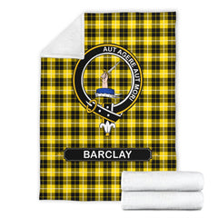 Barclay Family Tartan Crest Blanket - 3 Sizes