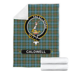 Caldwell Family Tartan Crest Blankets