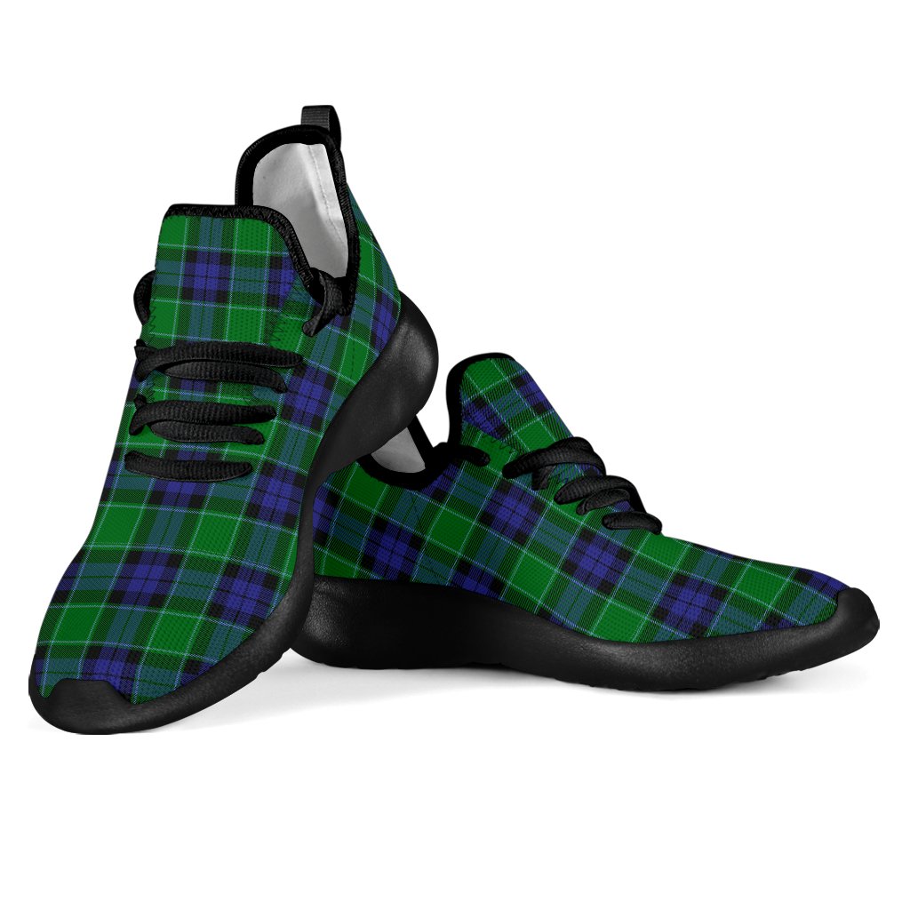 Graham of Menteith Modern Tartan Mesh Knit Sneakers