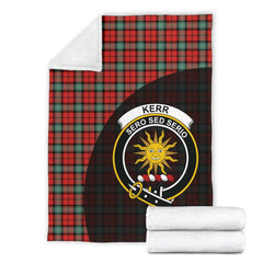 Kerr Ancient Tartan Crest Blanket - 3 Sizes