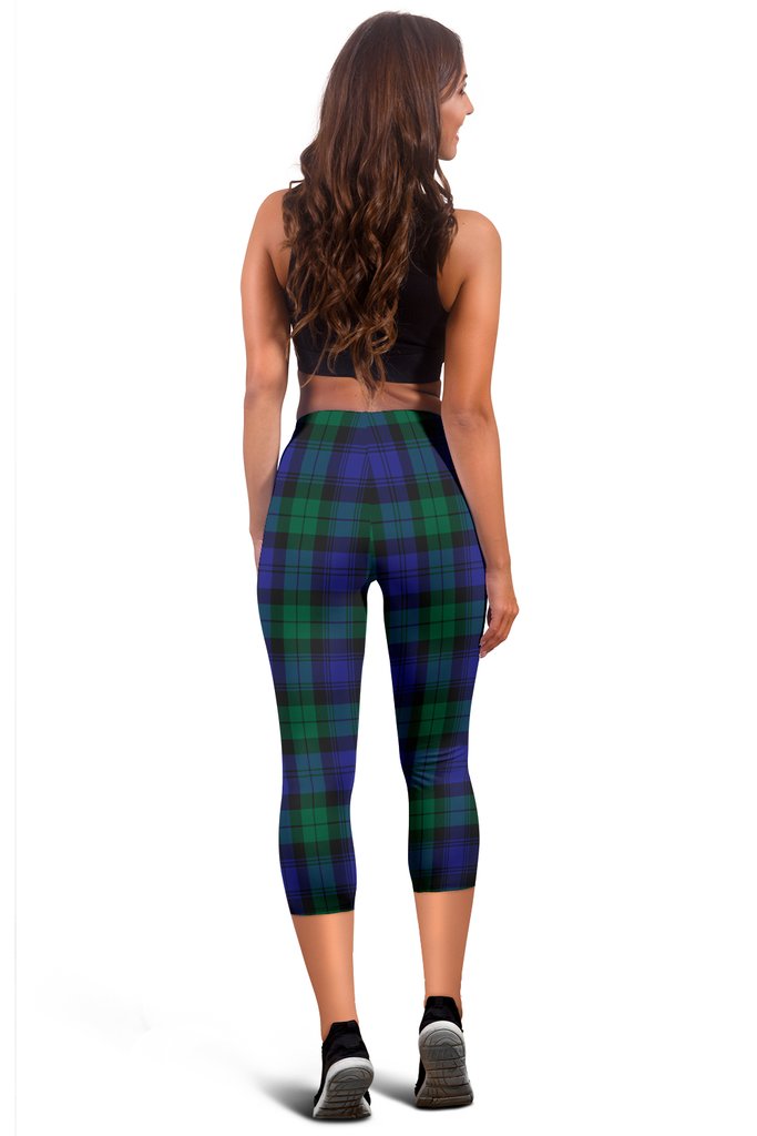 Blackwatch Modern Tartan Capris Leggings