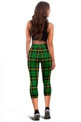 Wallace Hunting - Green Tartan Capris Leggings