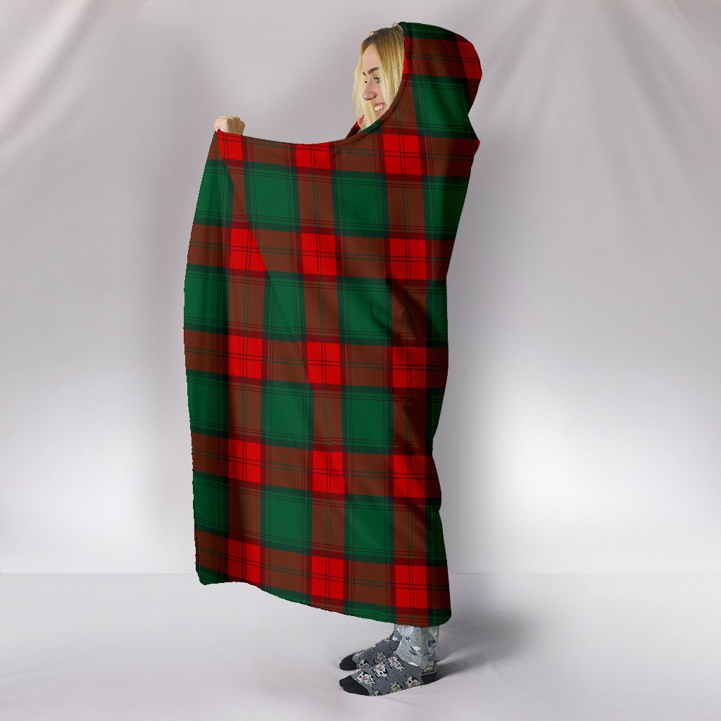 Stewart Atholl Modern Tartan Hooded Blanket