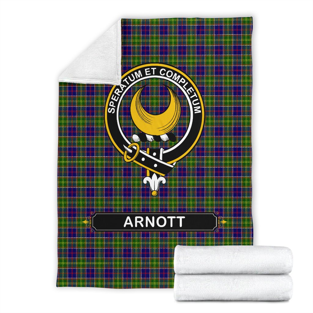 Arnott Family Tartan Crest Blanket - 3 Sizes