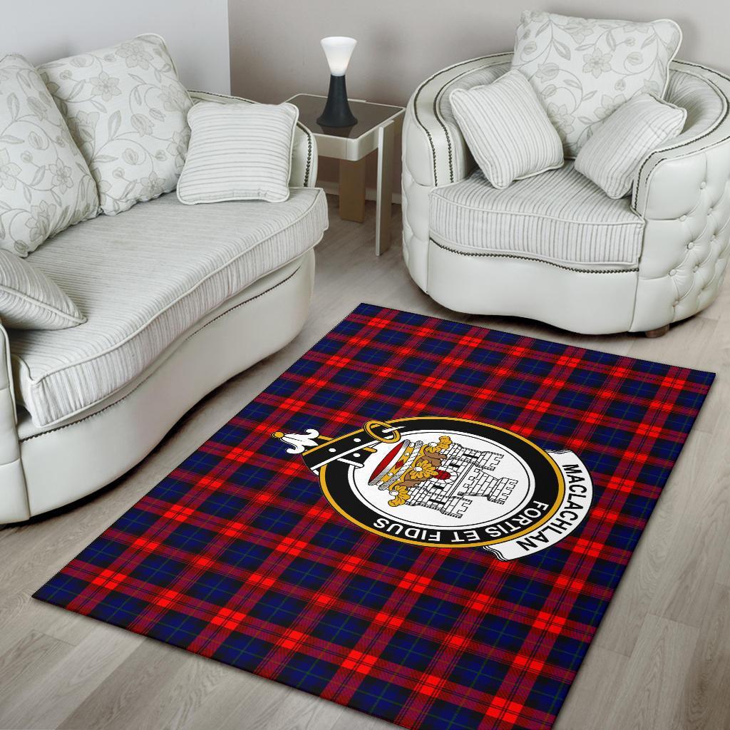 Maclachlan Tartan Crest Area Rug