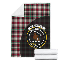 Borthwick Dress Ancient Tartan Crest Blanket Wave Style