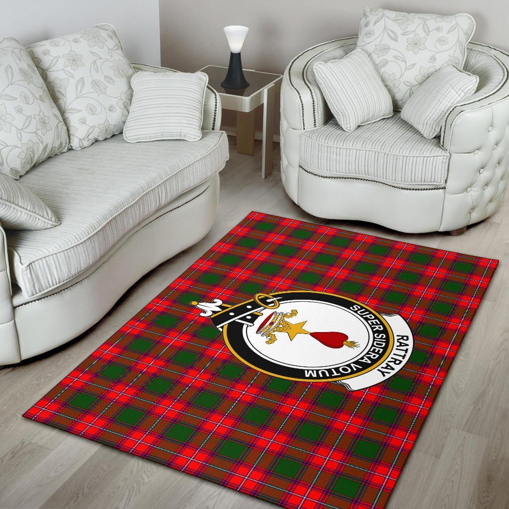 Rattray Tartan Crest Area Rug