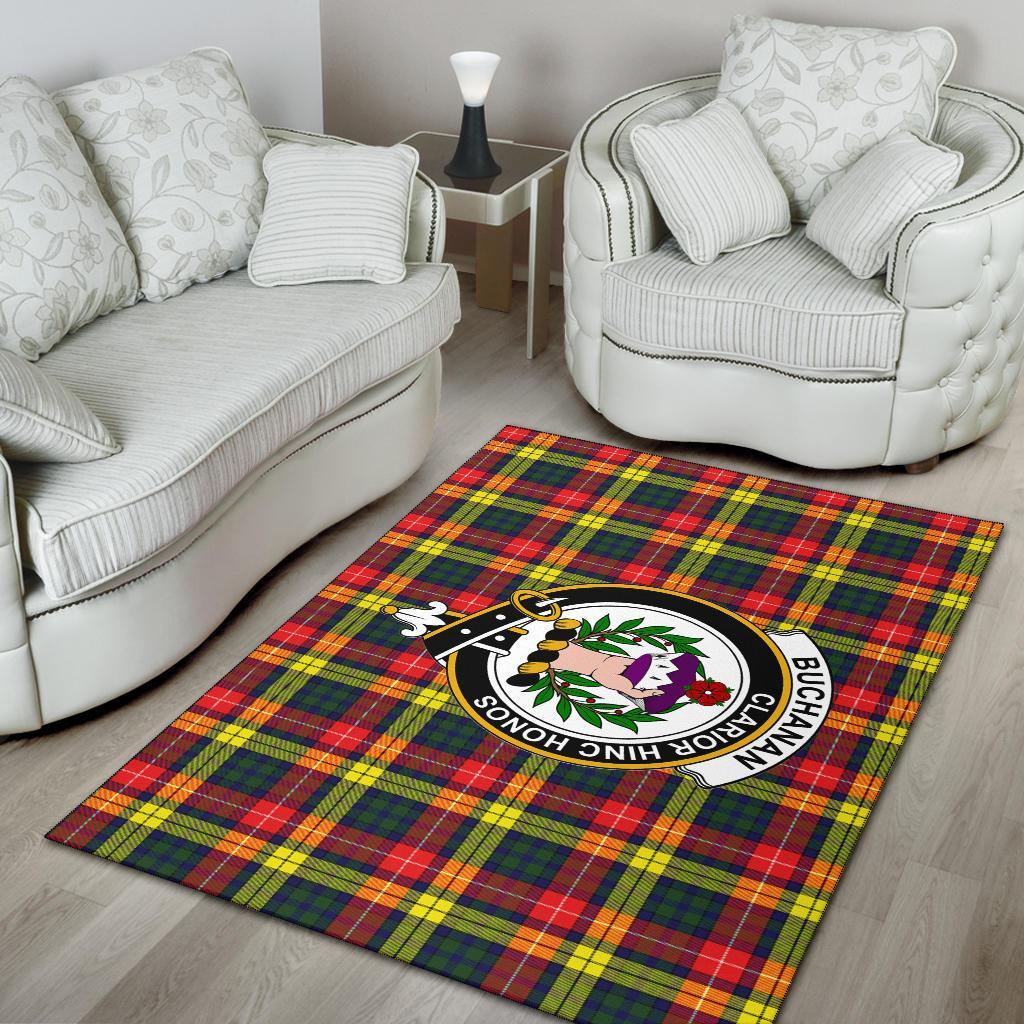 Buchanan Tartan Crest Area Rug