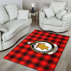 Maciver Tartan Crest Area Rug