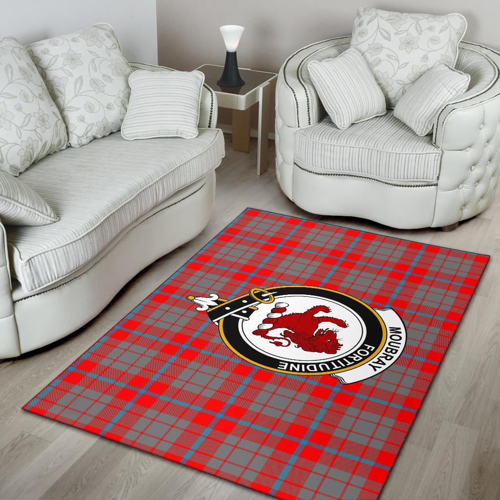 Moubray Tartan Crest Area Rug