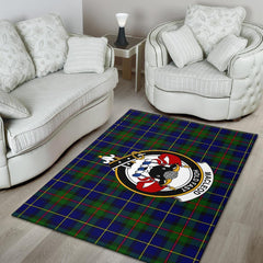 MacLeod Tartan Crest Area Rug