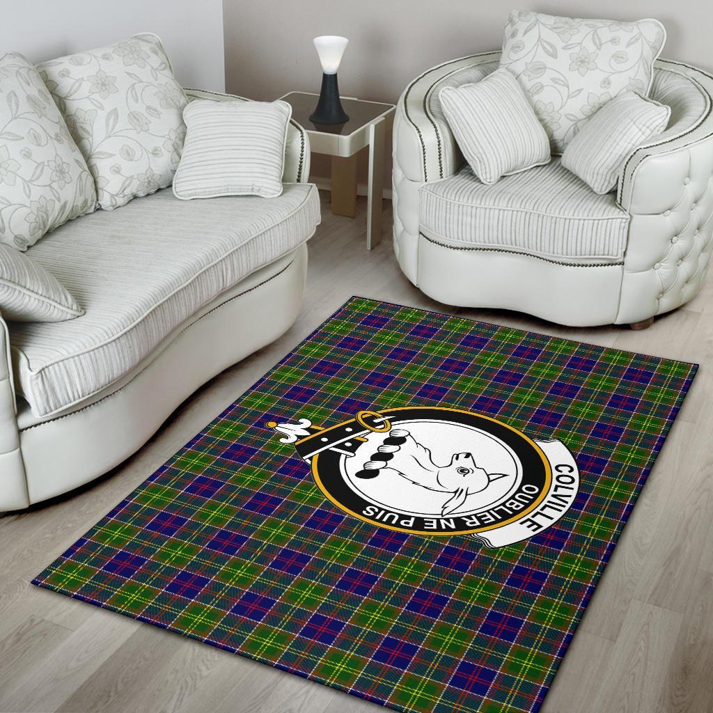 Colville Tartan Crest Area Rug