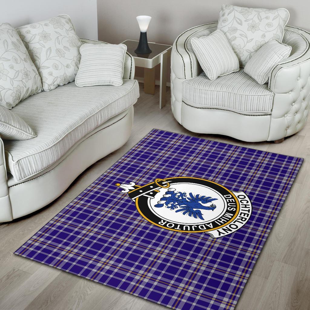 Ochterlony Tartan Crest Area Rug