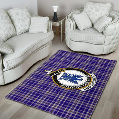 Ochterlony Tartan Crest Area Rug