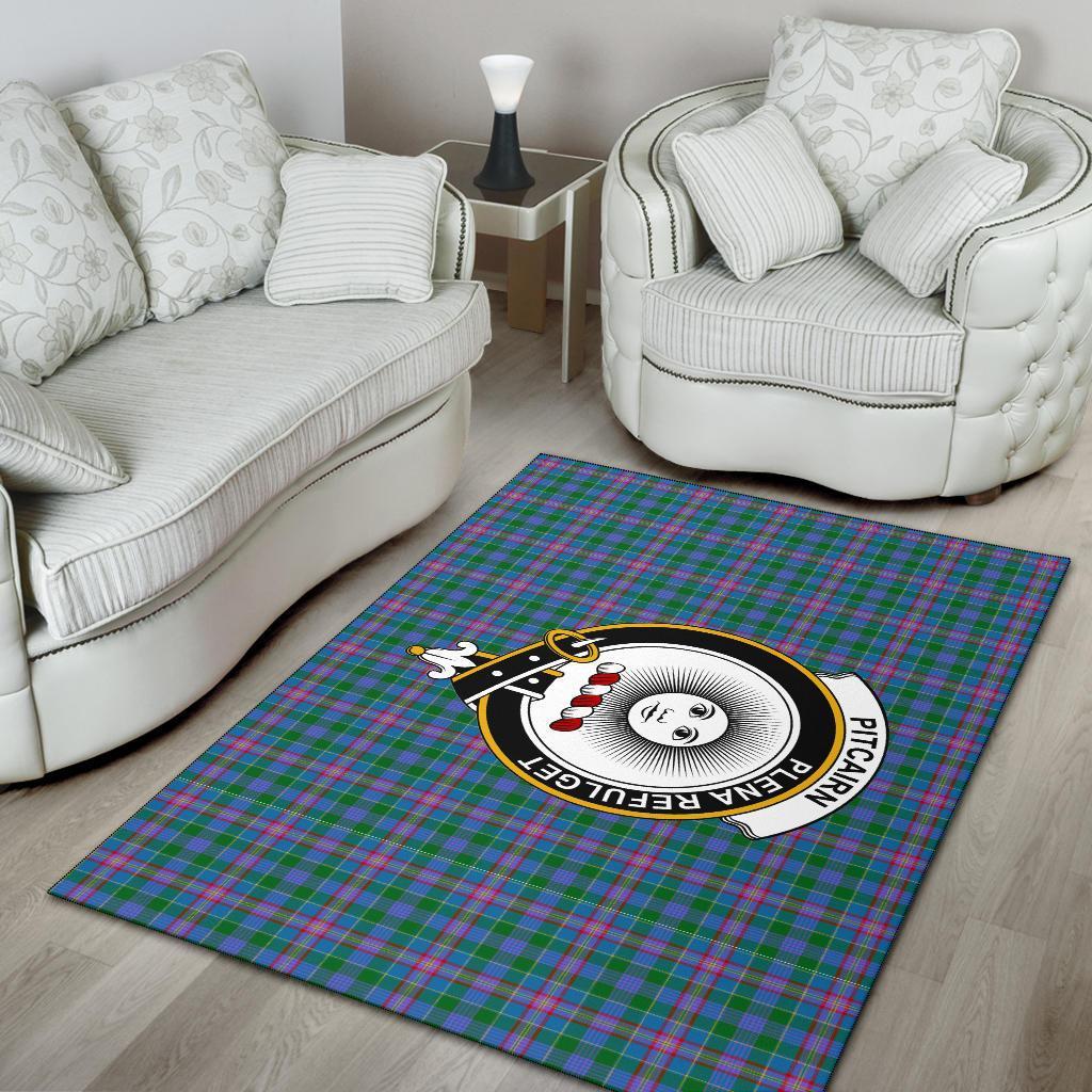 Pitcairn Tartan Crest Area Rug