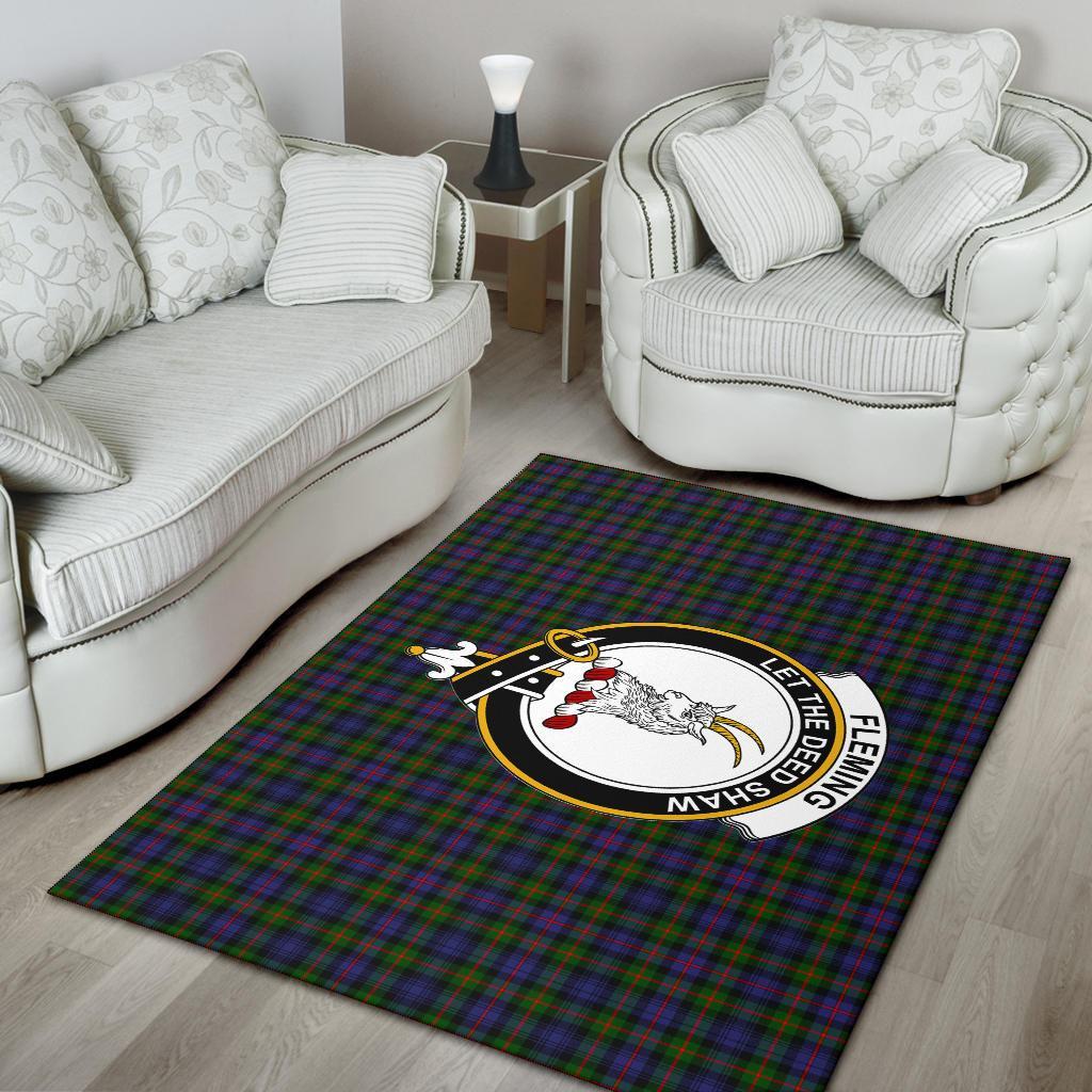 Fleming Tartan Crest Area Rug