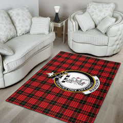 Macqueen Tartan Crest Area Rug