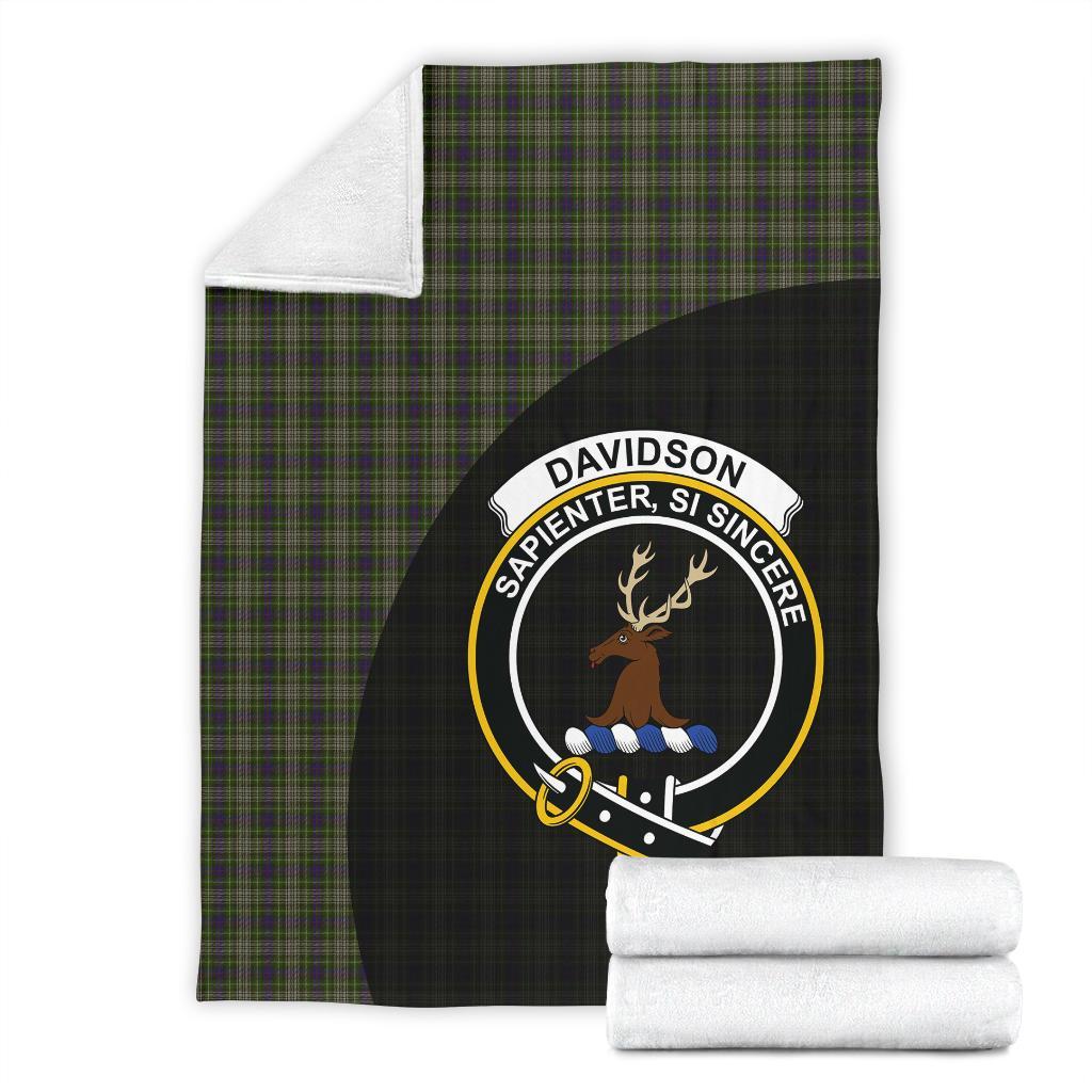 Davidson Tulloch Dress Tartan Crest Blanket Wave Style