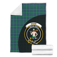 Shaw Ancient Tartan Crest Blanket Wave Style