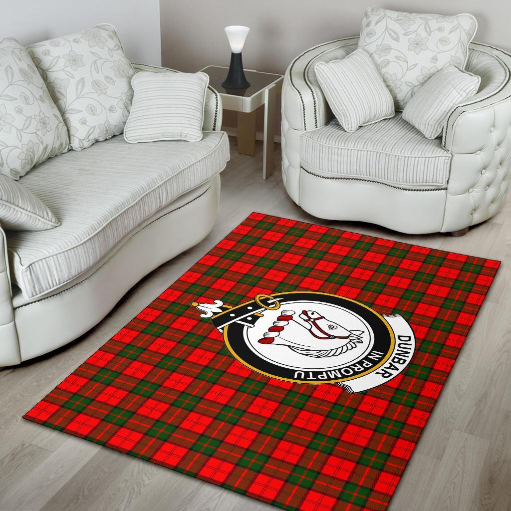 Dunbar Tartan Crest Area Rug